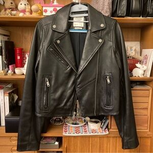 100% lambskin leather jacket